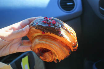Chocolate covered croissant Passion Reykjavik